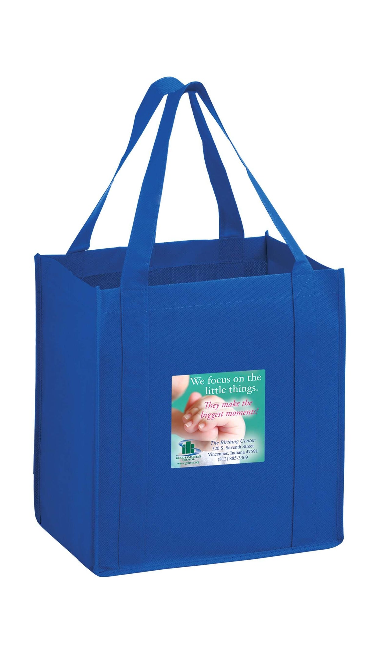 Wholesale HEAVY DUTY NON-WOVEN GROCERY TOTE BAG WITH POLY BOARD INSERT - Y2KG12813