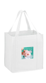 Wholesale HEAVY DUTY NON-WOVEN GROCERY TOTE BAG WITH POLY BOARD INSERT - Y2KG12813