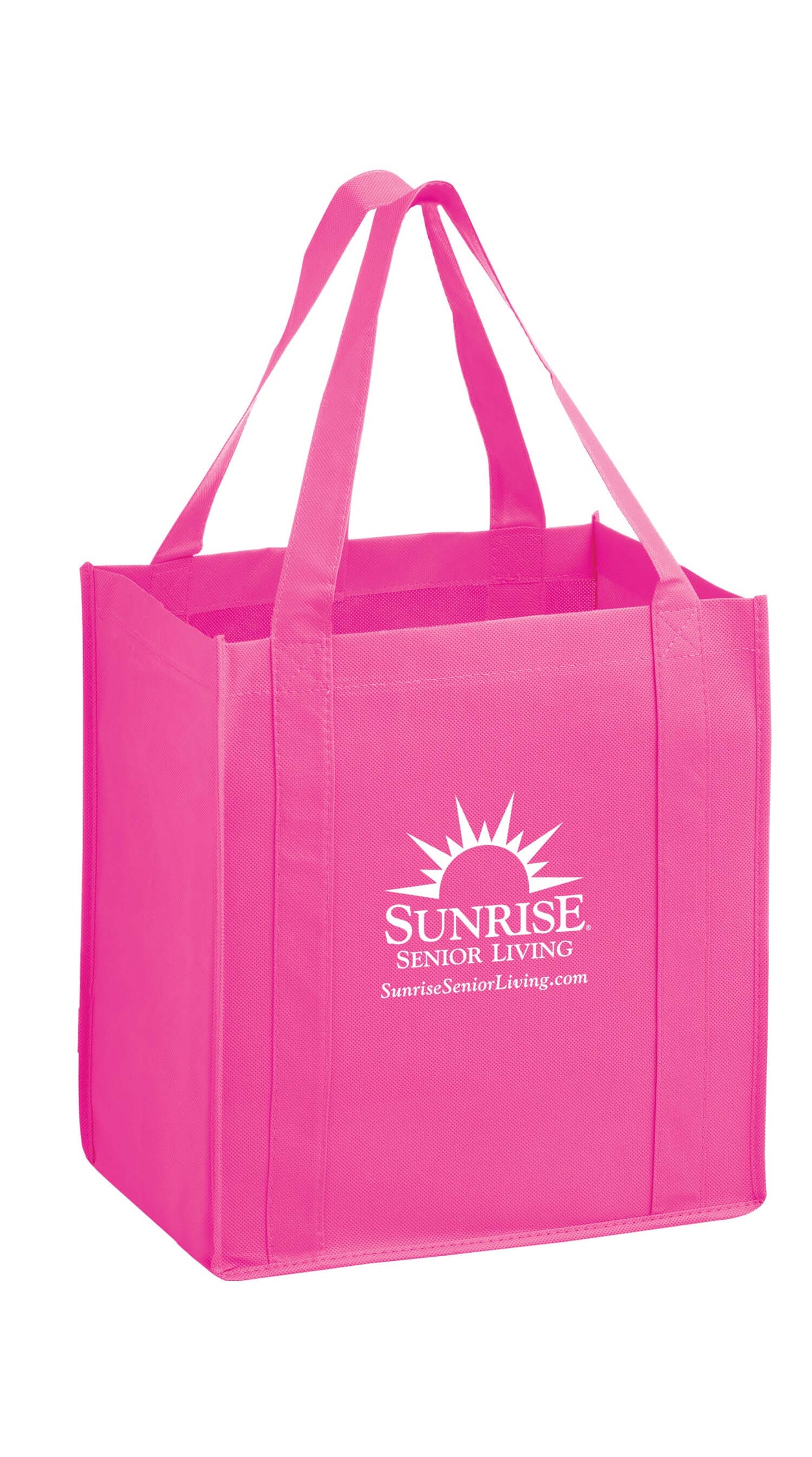 Wholesale HEAVY DUTY NON-WOVEN GROCERY TOTE BAG WITH POLY BOARD INSERT - Y2KG12813
