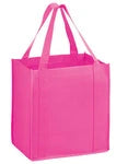 Wholesale Breast Cancer Awareness Pink Non-Woven Grocery Bags
