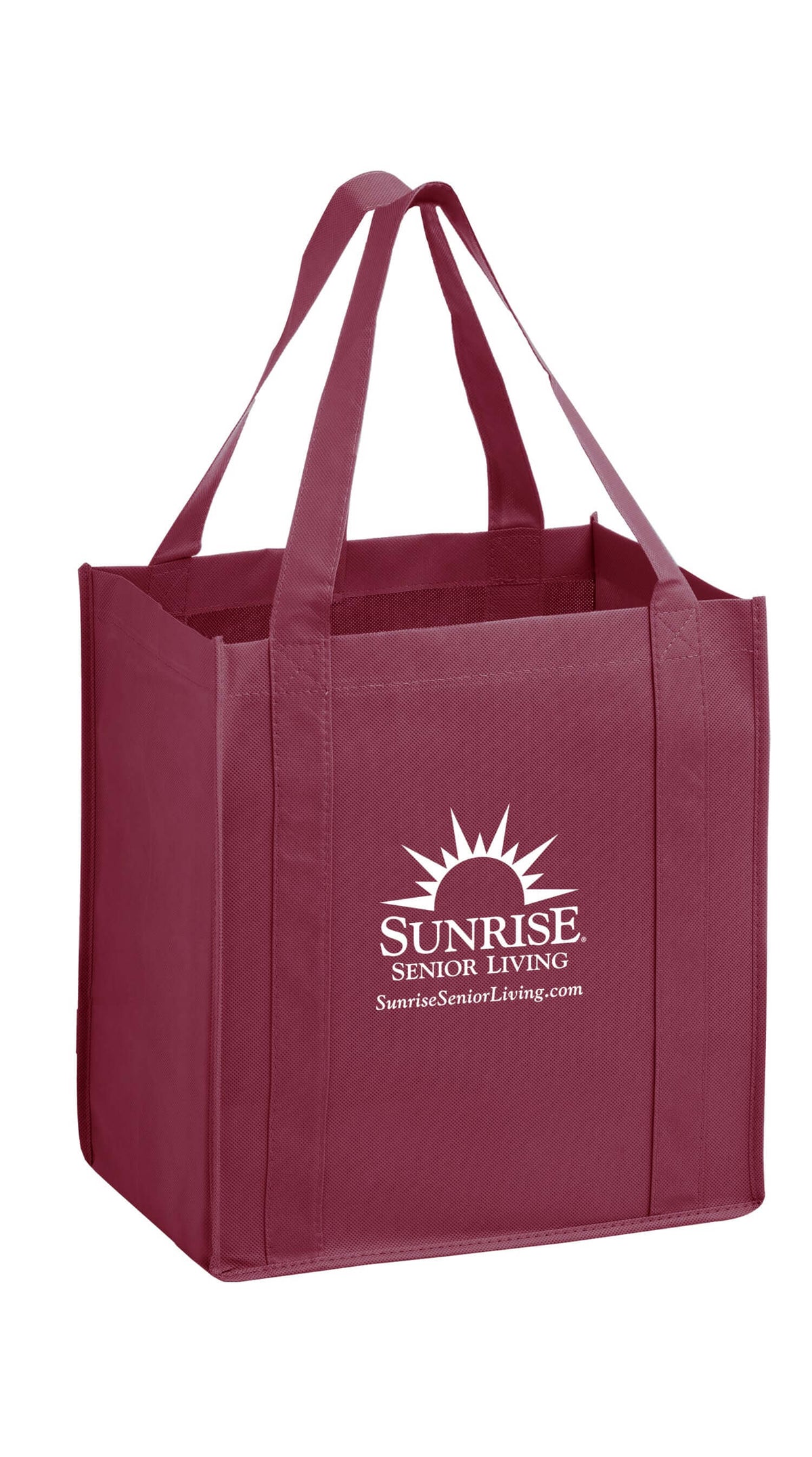 Wholesale HEAVY DUTY NON-WOVEN GROCERY TOTE BAG WITH POLY BOARD INSERT - Y2KG12813