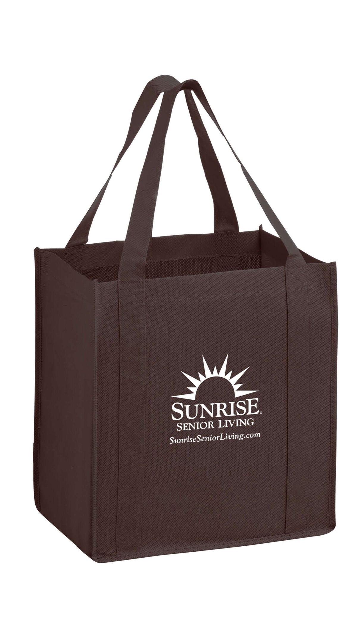 Wholesale HEAVY DUTY NON-WOVEN GROCERY TOTE BAG WITH POLY BOARD INSERT - Y2KG12813
