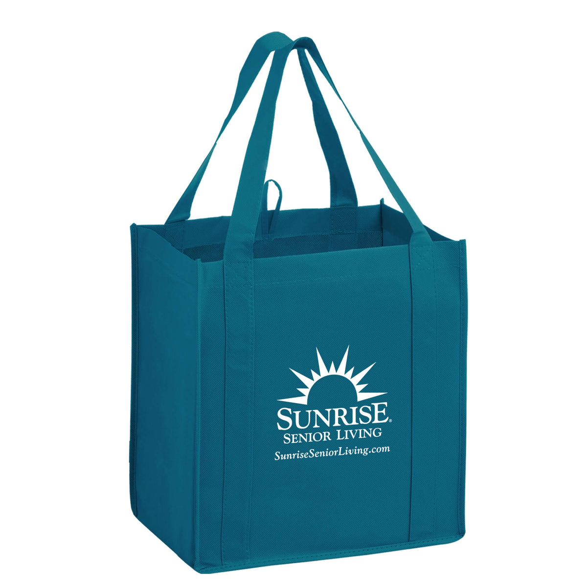 Wholesale HEAVY DUTY NON-WOVEN GROCERY TOTE BAG WITH POLY BOARD INSERT - Y2KG12813