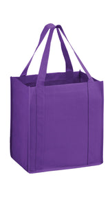 Wholesale HEAVY DUTY NON-WOVEN GROCERY TOTE BAG WITH POLY BOARD INSERT - Y2KG12813