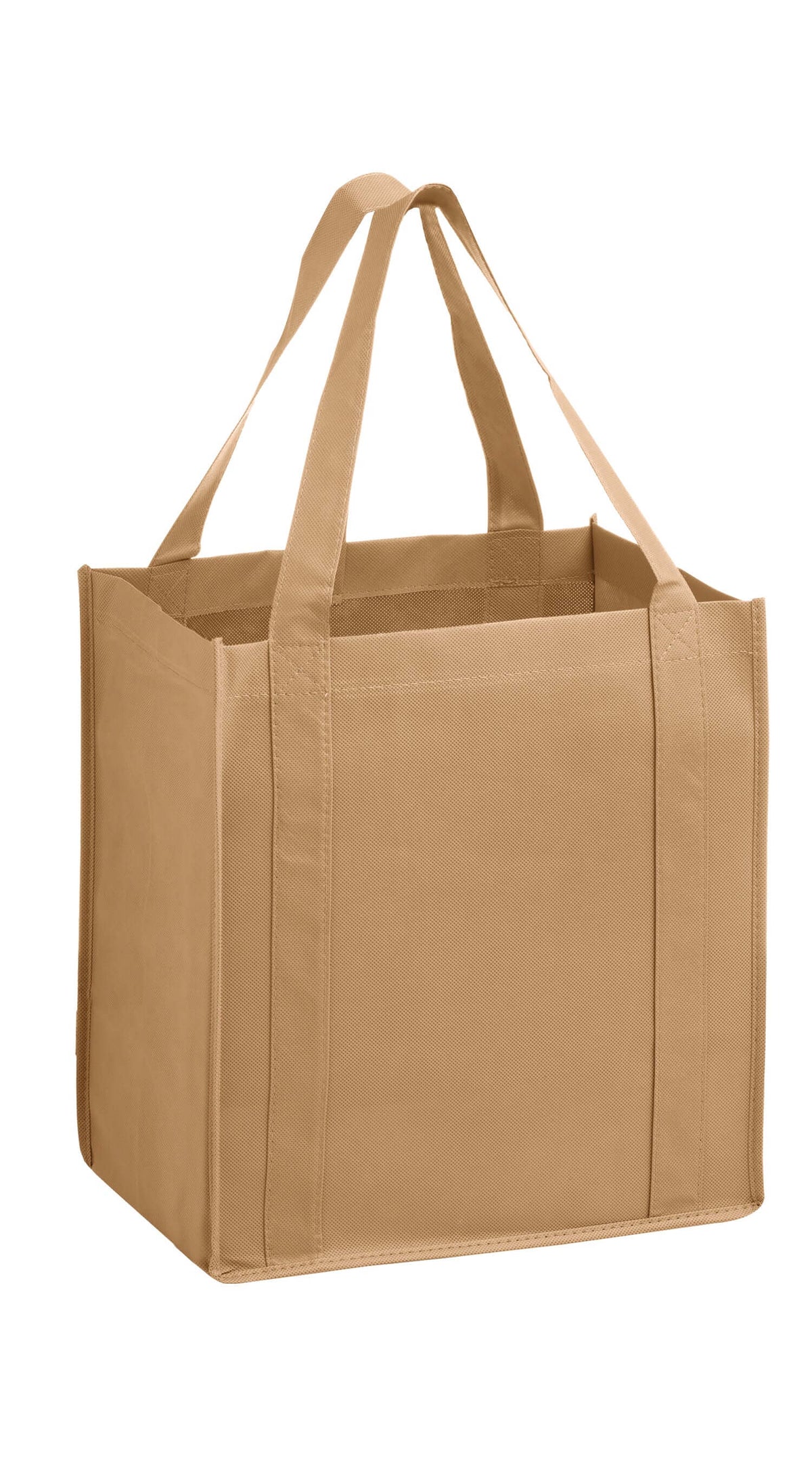 Wholesale HEAVY DUTY NON-WOVEN GROCERY TOTE BAG WITH POLY BOARD INSERT - Y2KG12813