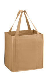 Wholesale HEAVY DUTY NON-WOVEN GROCERY TOTE BAG WITH POLY BOARD INSERT - Y2KG12813