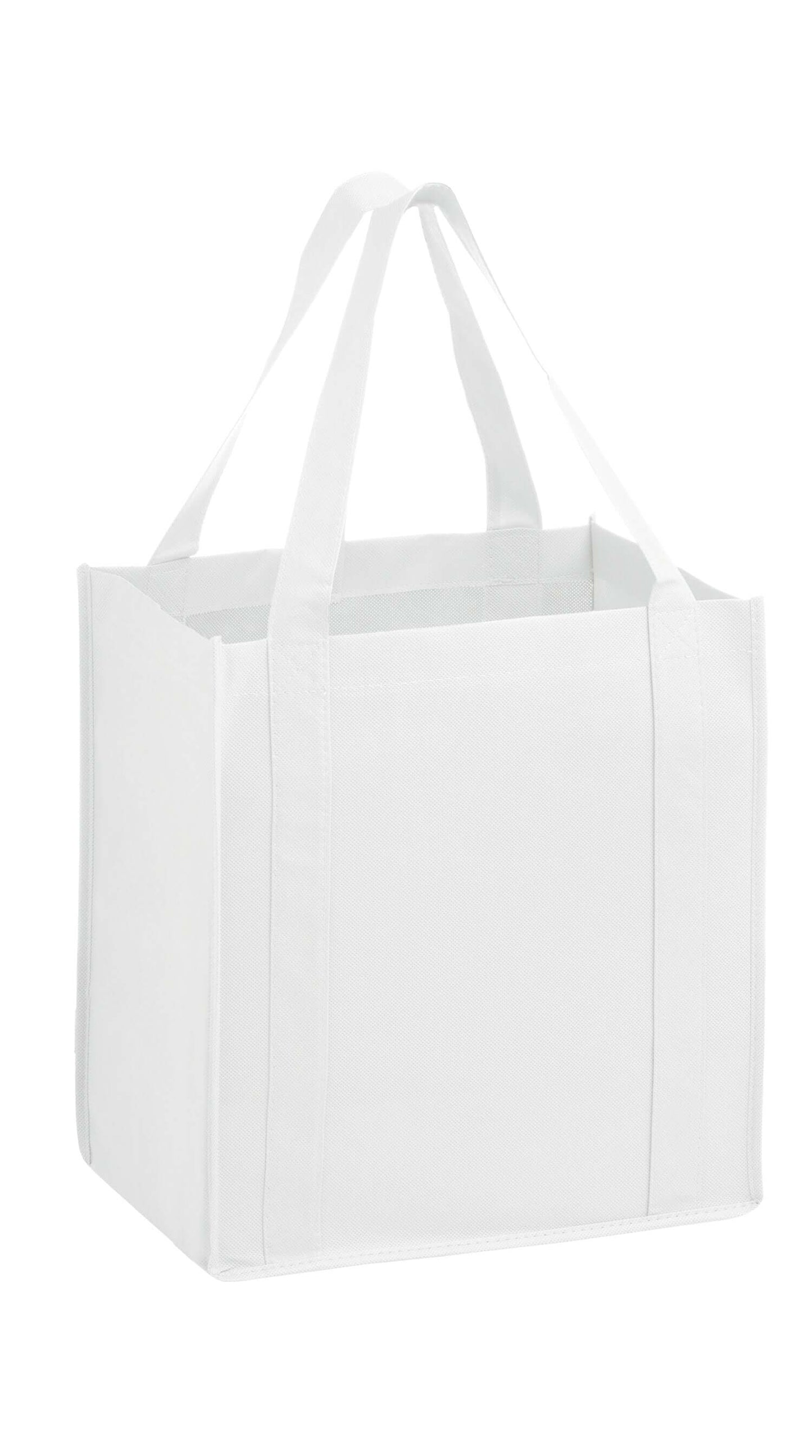 Wholesale HEAVY DUTY NON-WOVEN GROCERY TOTE BAG WITH POLY BOARD INSERT - Y2KG12813