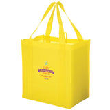 Wholesale HEAVY DUTY NON-WOVEN GROCERY TOTE BAG WITH POLY BOARD INSERT - Y2KG12813