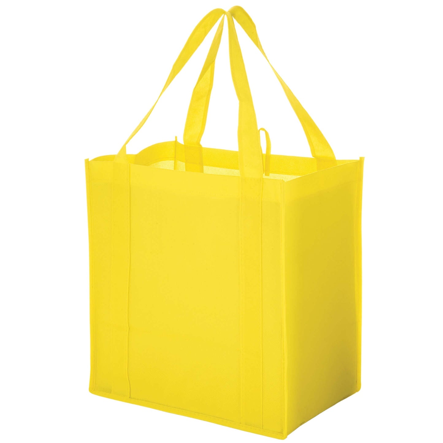 Wholesale HEAVY DUTY NON-WOVEN GROCERY TOTE BAG WITH POLY BOARD INSERT - Y2KG12813