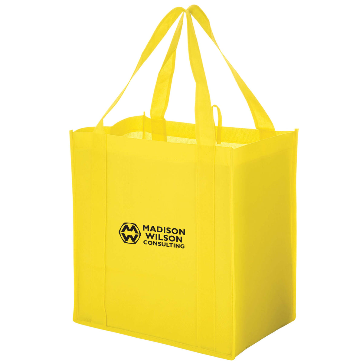 Wholesale HEAVY DUTY NON-WOVEN GROCERY TOTE BAG WITH POLY BOARD INSERT - Y2KG12813