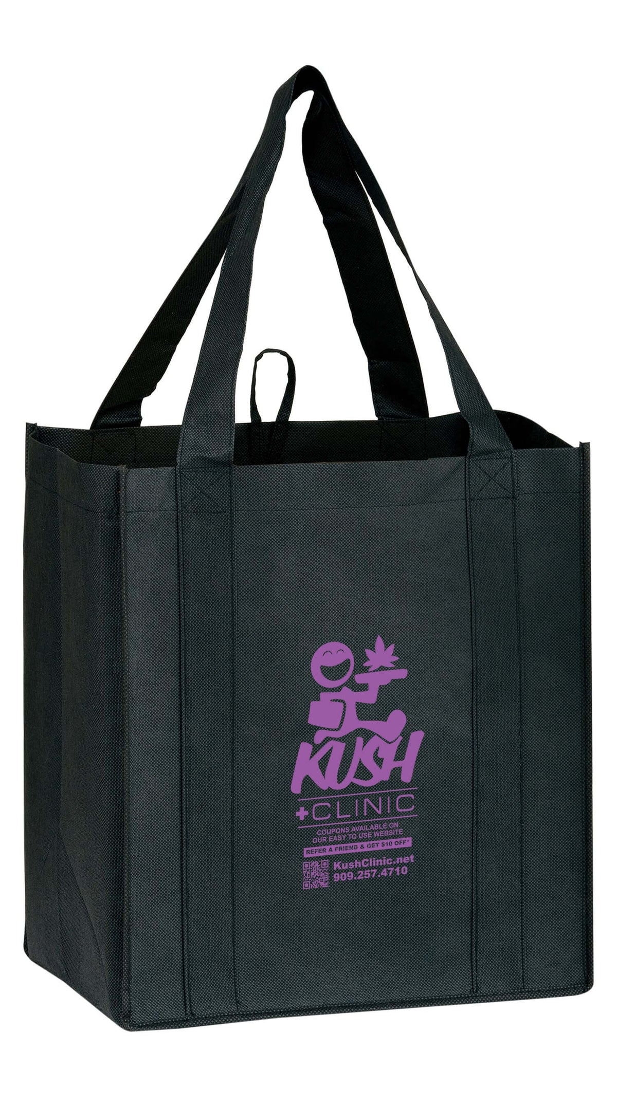 Wholesale HEAVY DUTY NON-WOVEN GROCERY TOTE BAG WITH POLY BOARD INSERT - Y2KG131015