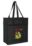 Wholesale Heavy-Duty Non-Woven Grocery Shopping Bags with Poly Board Insert (Y2KL13714)