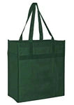Wholesale Heavy-Duty Non-Woven Grocery Shopping Bags with Poly Board Insert (Y2KL13714)