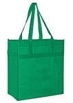 Wholesale Heavy-Duty Non-Woven Grocery Shopping Bags with Poly Board Insert (Y2KL13714)