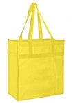 Wholesale Heavy-Duty Non-Woven Grocery Shopping Bags with Poly Board Insert (Y2KL13714)