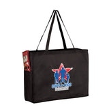 Wholesale NON-WOVEN OVER-THE-SHOULDER TOTE BAG WITH SIDE POCKETS - Y2KP16612