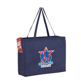 Wholesale NON-WOVEN OVER-THE-SHOULDER TOTE BAG WITH SIDE POCKETS - Y2KP16612