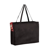 Wholesale NON-WOVEN OVER-THE-SHOULDER TOTE BAG WITH SIDE POCKETS - Y2KP16612