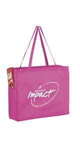 Wholesale NON-WOVEN OVER-THE-SHOULDER TOTE BAG WITH SIDE POCKETS - Y2KP16612