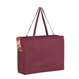 Wholesale NON-WOVEN OVER-THE-SHOULDER TOTE BAG WITH SIDE POCKETS - Y2KP16612