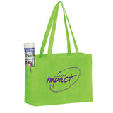 Wholesale NON-WOVEN OVER-THE-SHOULDER TOTE BAG WITH SIDE POCKETS - Y2KP16612