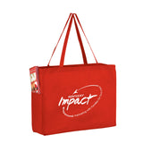 Wholesale NON-WOVEN OVER-THE-SHOULDER TOTE BAG WITH SIDE POCKETS - Y2KP16612