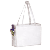 Wholesale NON-WOVEN OVER-THE-SHOULDER TOTE BAG WITH SIDE POCKETS - Y2KP16612
