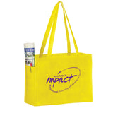 Wholesale NON-WOVEN OVER-THE-SHOULDER TOTE BAG WITH SIDE POCKETS - Y2KP16612