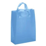 Bulk Hercules Frosted Plastic Shopping Bags (13" x 17")