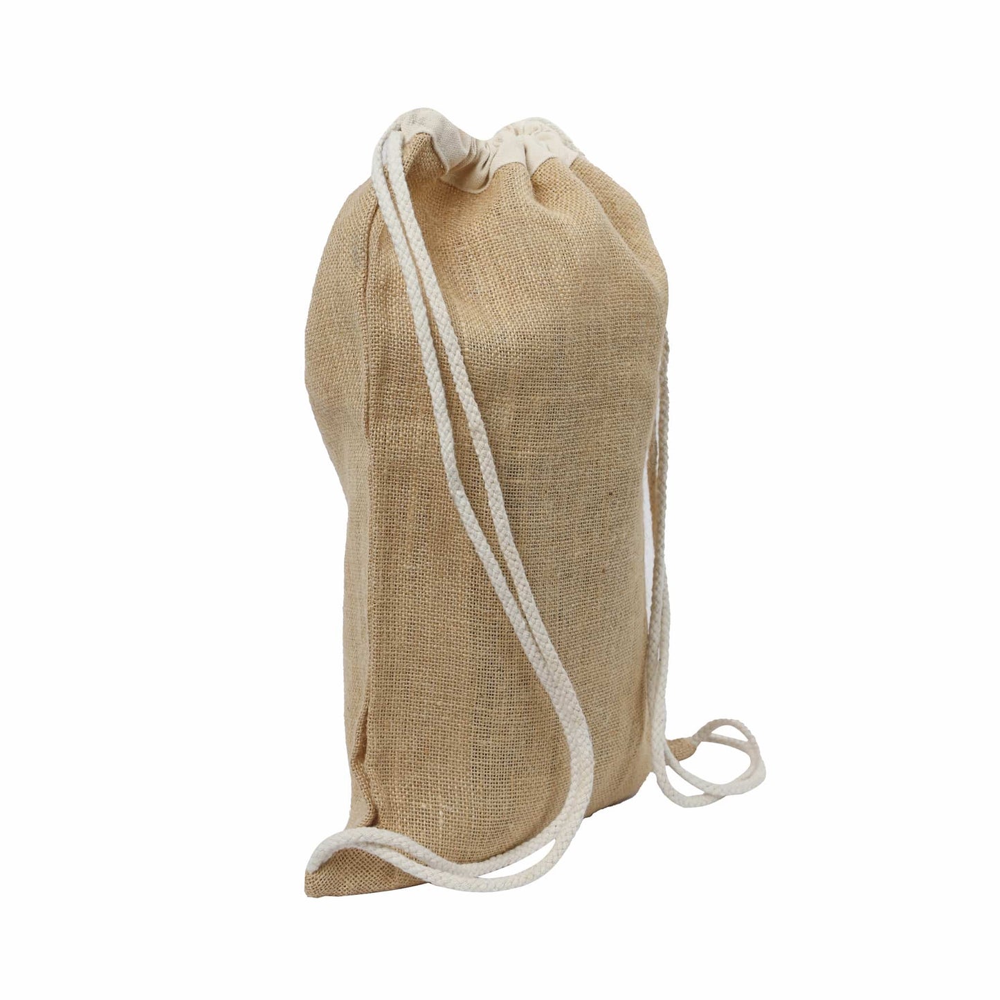 Jute Drawstring Backpack