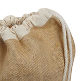 Jute Drawstring Backpack