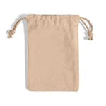 Cotton Canvas Drawstring Favor Bags (Bulk Pack of 12)