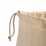 Cotton Canvas Drawstring Favor Bags (Bulk Pack of 12)