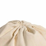 Cotton Canvas Drawstring Favor Bags (Bulk Pack of 12)