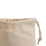 Cotton Canvas Drawstring Favor Bags (Bulk Pack of 12)