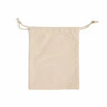 Cotton Canvas Drawstring Favor Bags (Bulk Pack of 12)