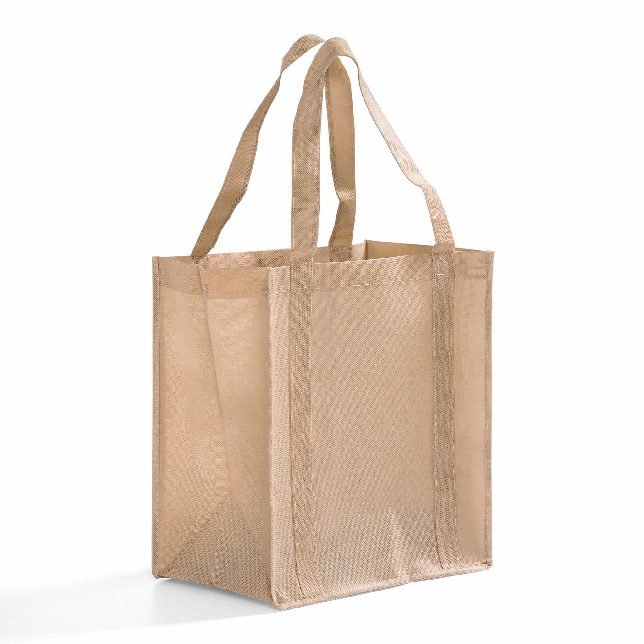 Heavy-Duty Non-Woven Grocery Shopping Bags (50-Pack)