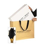 Wholesale Hybrid Carrying Bags with Paper Exterior