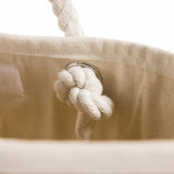 Fancy Canvas Rope Tote (NEW STYLE)