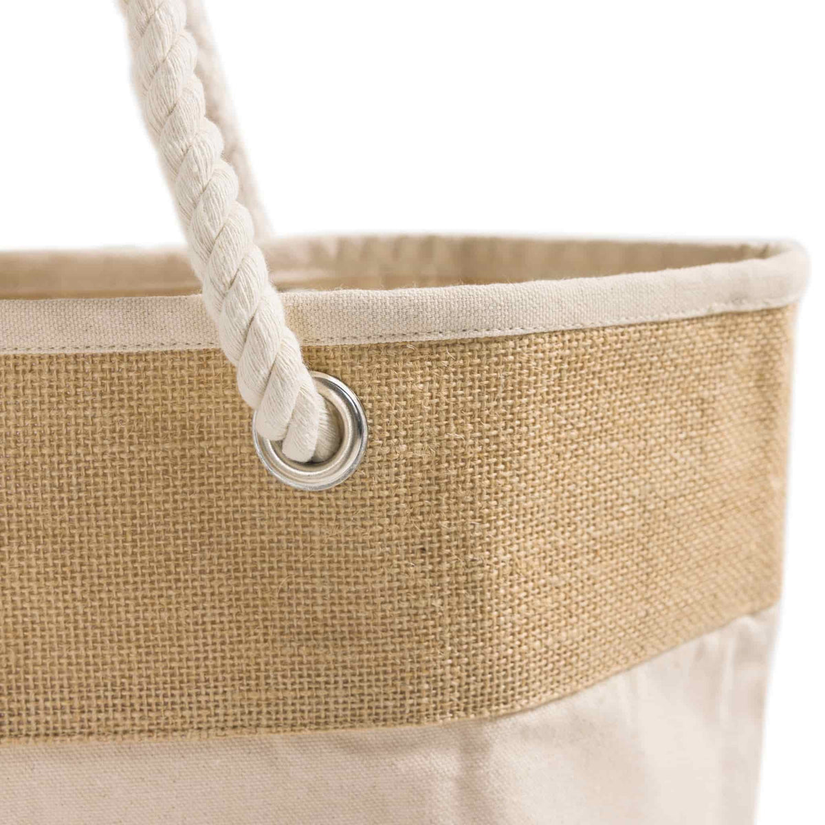 Fancy Canvas Rope Tote (NEW STYLE)