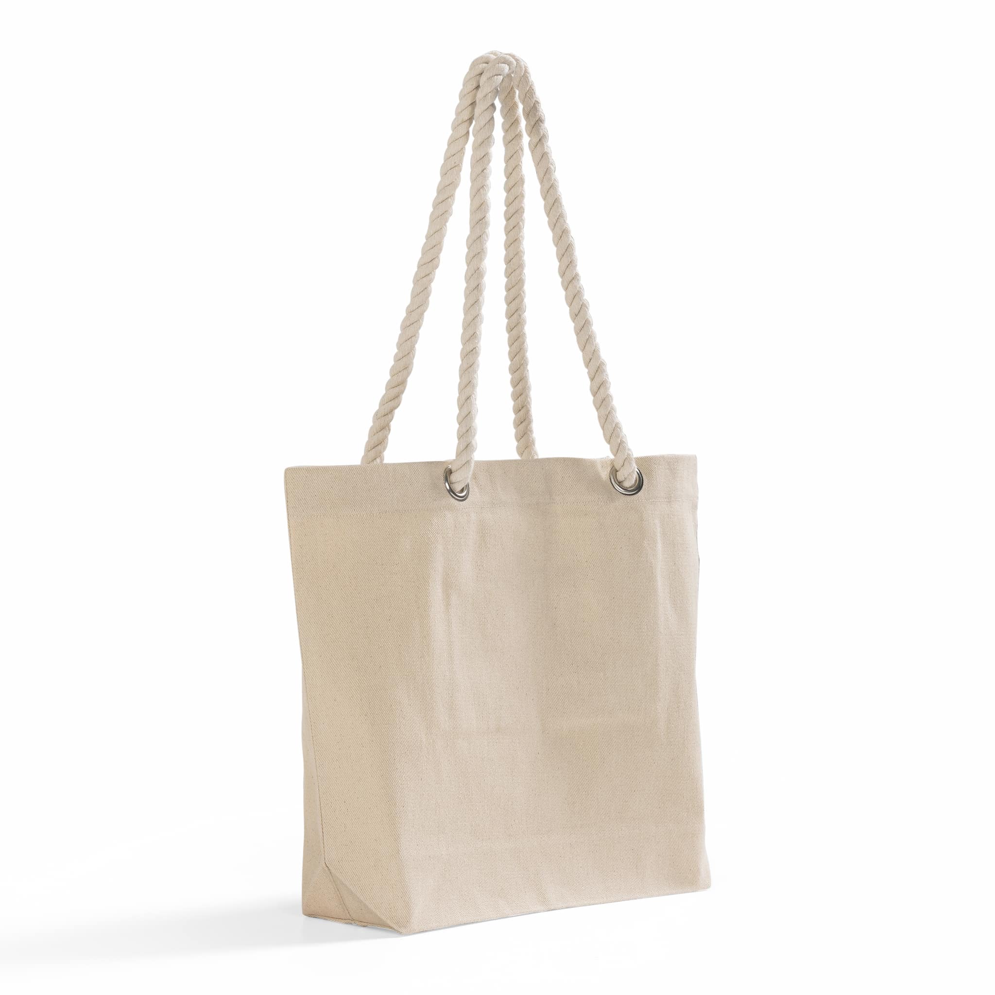 Canvas Daily Travel Bag with Rope Handles