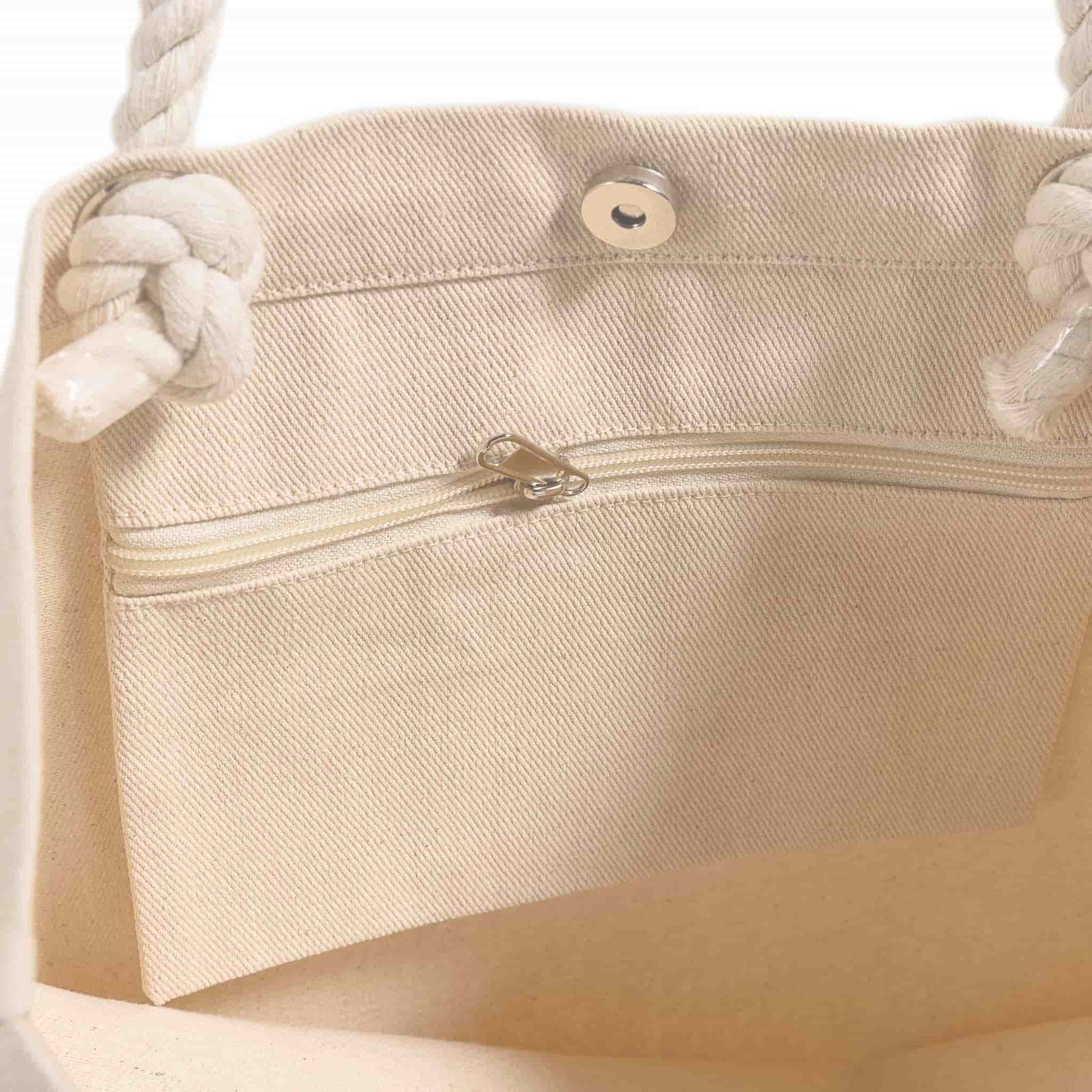 Rope Handle Beach Tote