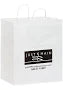 Wholesale White Kraft Take-Out Bags (14.5" x 9.5" x 16.25") - 200 Pack