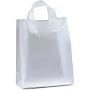 Premium Frosted Plastic Gift Bags with Loop Handles (Bulk Pack)
