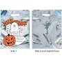 Wholesale Silver Reflective Ghost Plastic Halloween Bags
