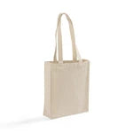 Canvas Book Shoulder Bag with Comfortable Long Handles
