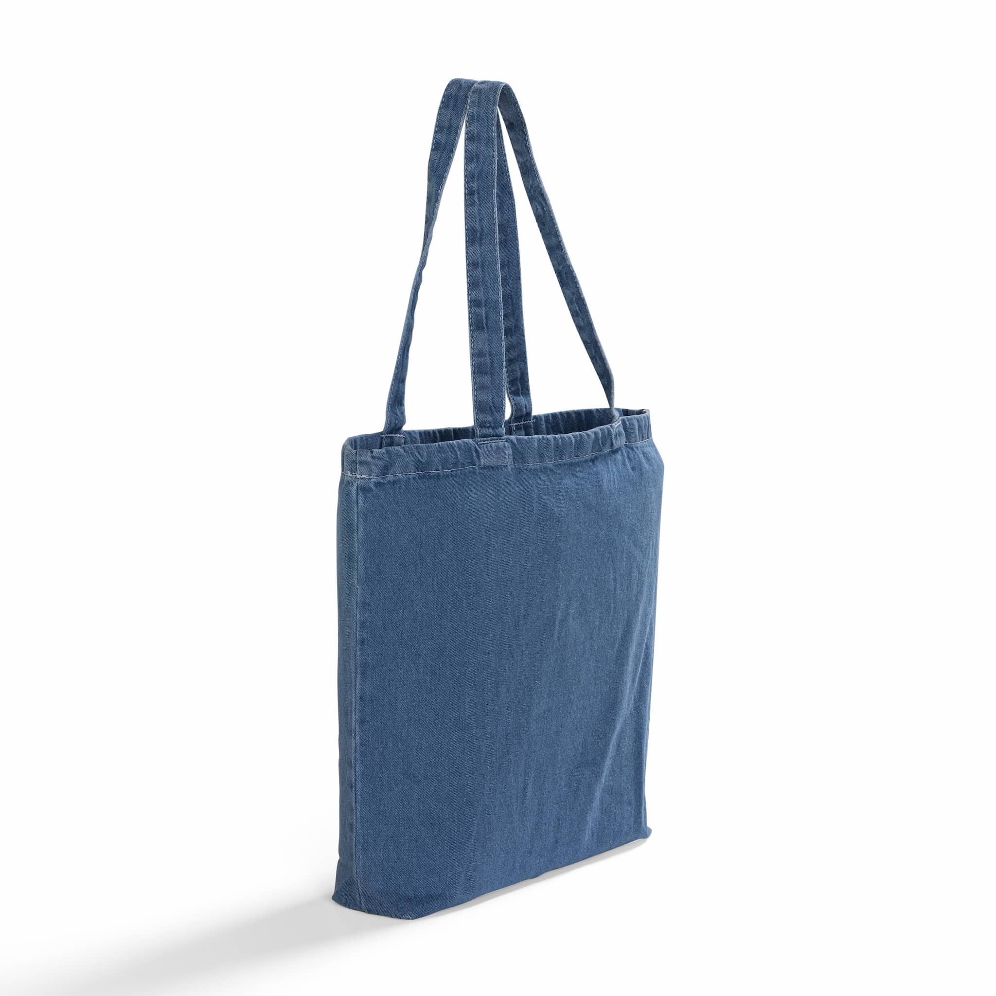 Washed Denim Twill Everyday Carryall Bag
