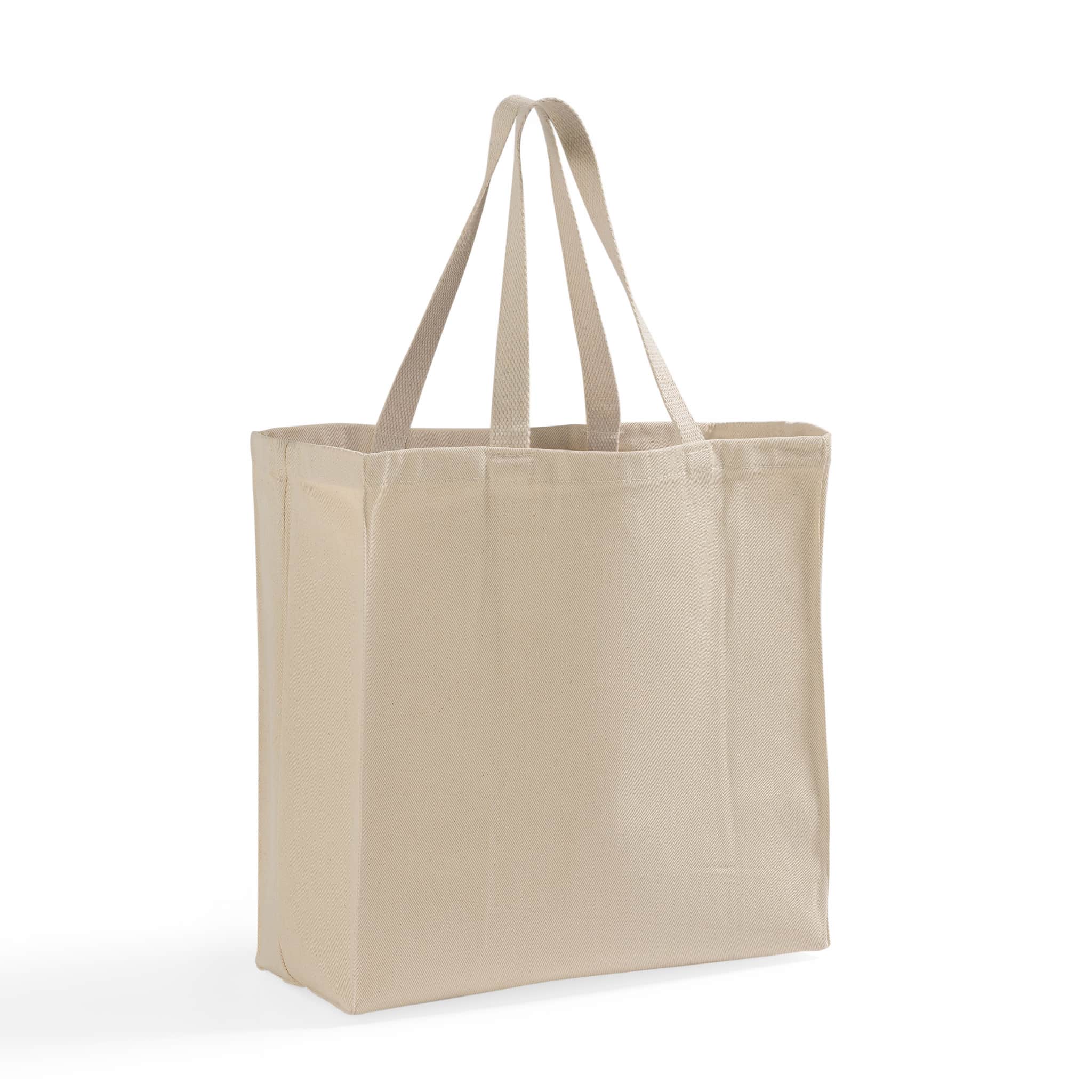 Heavyweight Cotton Twill Over-the-Shoulder Shopping Bag (TF280)