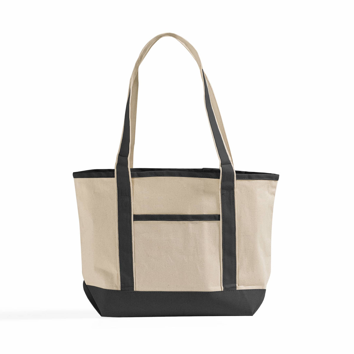 Deluxe Heavy Cotton Canvas Utility Bag with Zipper Pocket (TG258)