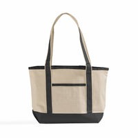 Deluxe Heavy Cotton Canvas Utility Bag with Zipper Pocket (TG258)